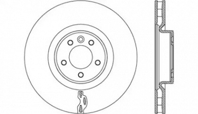 OPEN PARTS bdr277520 -  Тормозной диск